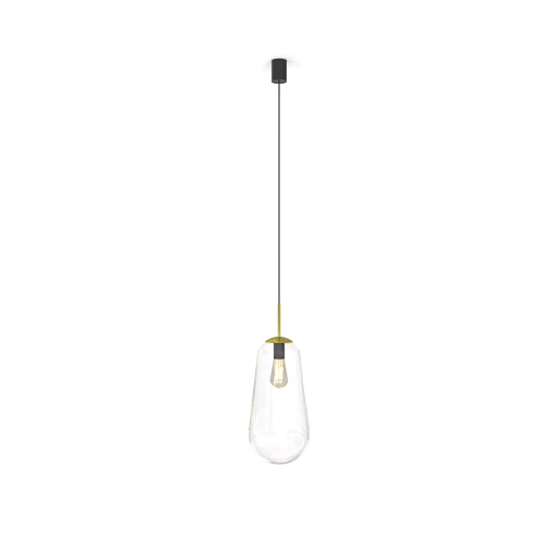 Lampa wisząca PEAR L 8671 transparentna E27 wys.195cm