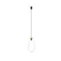 Lampa wisząca PEAR L 8671 transparentna E27 wys.195cm