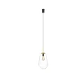 Lampa wisząca PEAR M 8672 transparentna E27 wys.188cm