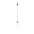 Lampa wisząca PEAR M 8672 transparentna E27 wys.188cm