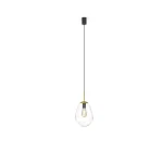 Lampa wisząca Nowodvorski PEAR S 8673 transparentna E27 wys.180cm