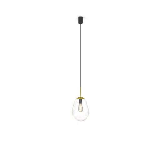Lampa wisząca PEAR S 8673 transparentna E27 wys.180cm