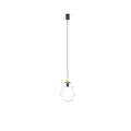 Lampa wisząca PEAR S 8673 transparentna E27 wys.180cm