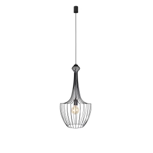 Lampa wisząca Nowodvorski LUKSOR S 8851 czarna E27 wys.126cm