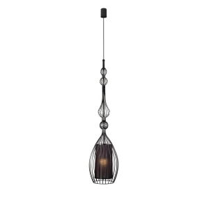 Lampa wisząca Nowodvorski ABI L 8864 czarna E27 wys.180cm