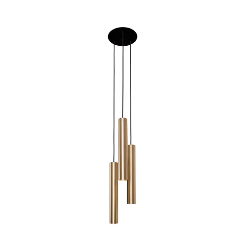 Lampa wisząca EYE L 8915 mosiądz GU10 wys.130cm