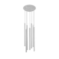 Lampa wisząca LASER 490 8918 biała G9 wys.130cm