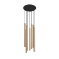 Lampa wisząca LASER 490 8921 mosiądz G9 wys.130cm