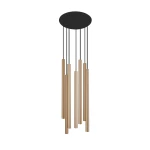 Lampa wisząca Nowodvorski LASER 490 8921 mosiądz G9 wys.130cm