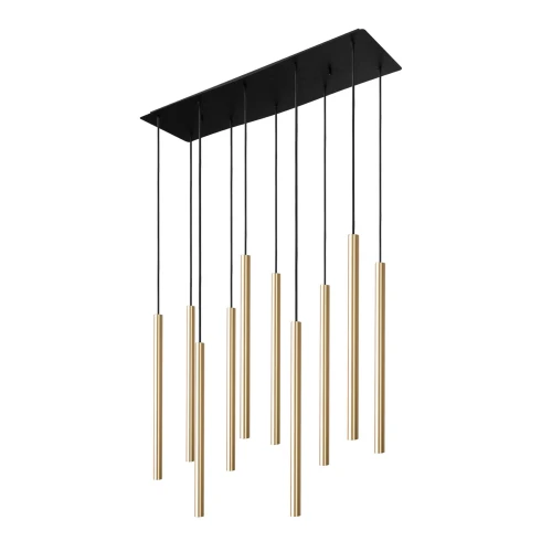 Lampa wisząca LASER 490 8924 mosiądz G9 wys.130cm