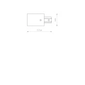 PROFILE RECESSED POWER END CAP 8972 Nowodvorski Lighting