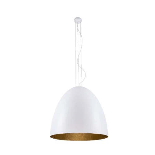 Lampa wisząca EGG L 9023 biała E27 wys.285cm