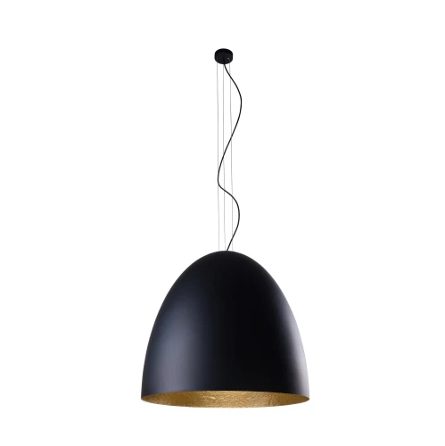 Lampa wisząca EGG XL 9026 czarna E27 wys.125-350cm