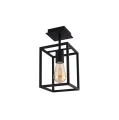 Plafon CRATE 9045 czarny E27 szer.15cm