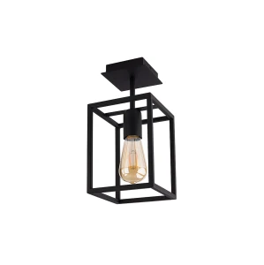 Plafon Nowodvorski CRATE 9045 czarny E27 szer.15cm