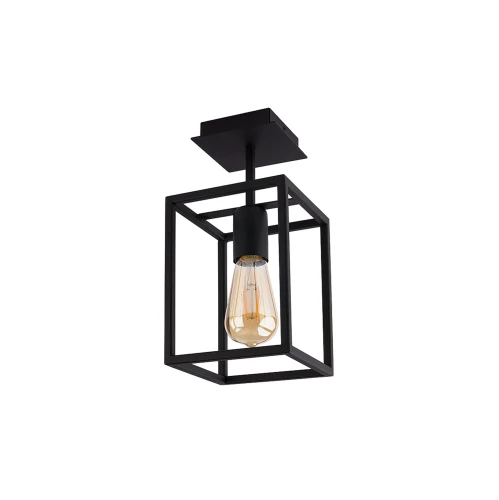 Plafon CRATE 9045 czarny E27 szer.15cm