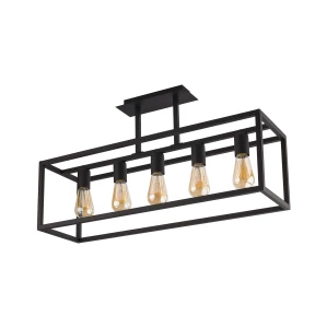 Plafon Nowodvorski CRATE 9047 czarny E27 szer.22cm