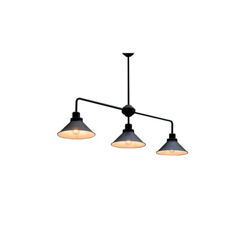 Lampa wisząca CRAFT 9150 czarna E27 wys.71cm