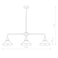 Lampa wisząca CRAFT 9150 czarna E27 wys.71cm