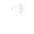 REFLECTOR LED, GU10, R50, 7W 9178 Nowodvorski Lighting