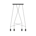 Lampa wisząca IMBRIA 9192 czarna GU10 wys.130cm