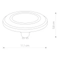 REFLECTOR LENS LED, GU10, ES111, 9W 9343 Nowodvorski Lighting