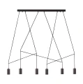 Lampa wisząca IMBRIA 9675 czarna GU10 wys.130cm