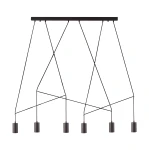 Lampa wisząca Nowodvorski IMBRIA 9675 czarna GU10 wys.130cm