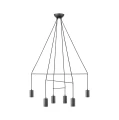 Lampa wisząca IMBRIA 9677 czarna GU10 wys.130cm