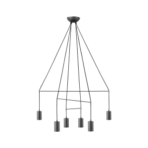 Lampa wisząca Nowodvorski IMBRIA 9677 czarna GU10 wys.130cm