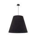 Lampa wisząca MOSS 9737 czarna E27 wys.150cm