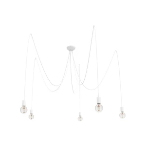 Lampa wisząca Nowodvorski SPIDER 9744 biała E27 wys.300cm