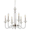 Lampa wisząca HAMPTON 8154 srebrna E14 wys.159cm