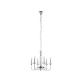 Lampa wisząca HAMPTON 8154 srebrna E14 wys.159cm