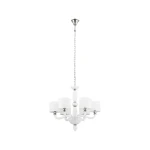Lampa wisząca Nowodvorski NEWPORT 8156 biała E14 wys.158cm