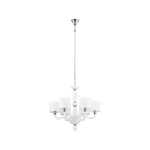 Lampa wisząca NEWPORT 8156 biała E14 wys.158cm