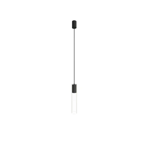 Lampa wisząca CYLINDER L 7864 transparentna GU10 wys.128cm