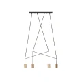 Lampa wisząca IMBRIA 7957 mosiądz GU10 wys.130cm