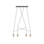 Lampa wisząca Nowodvorski IMBRIA 7957 mosiądz GU10 wys.130cm