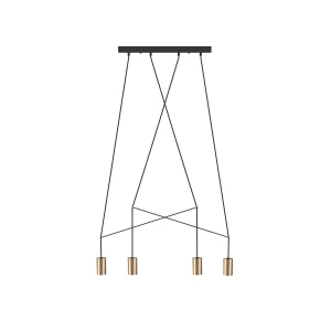 Lampa wisząca Nowodvorski IMBRIA 7957 mosiądz GU10 wys.130cm
