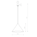 Lampa wisząca ZENITH L 8006 biała GU10 GU10 biała 130cm
