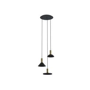 Lampa wisząca Nowodvorski HERMANOS 8030 czarna GU10 wys.130cm
