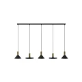Lampa wisząca HERMANOS 8032 czarna GU10 wys.130cm