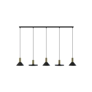 Lampa wisząca Nowodvorski HERMANOS 8032 czarna GU10 wys.130cm