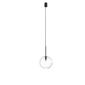 Lampa wisząca SPHERE M 7848 transparentna E27 wys.130cm