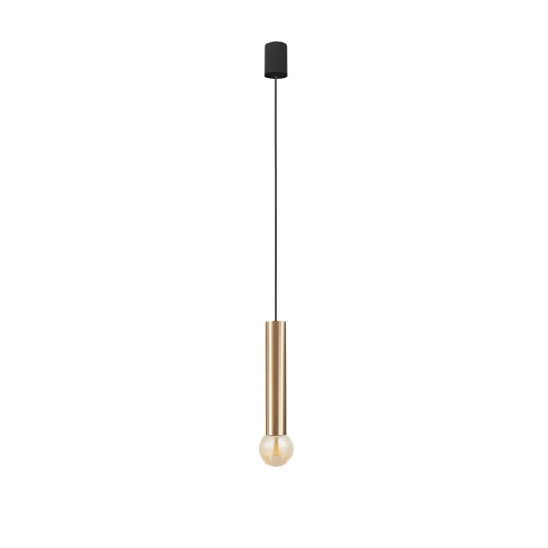 Lampa wisząca BATON 7851 mosiądz E27 wys.130cm