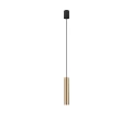 Lampa wisząca BATON 7851 mosiądz E27 wys.130cm