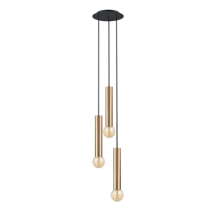 Lampa wisząca Nowodvorski BATON 7855 mosiądz E27 wys.130cm