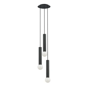Lampa wisząca Nowodvorski BATON 7856 czarna E27 wys.130cm