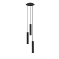 Lampa wisząca BATON 7856 czarna E27 wys.130cm